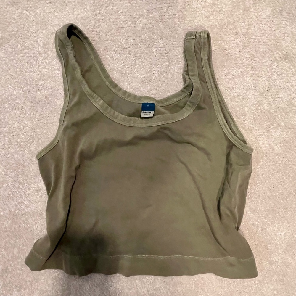 Old Navy Olive Green Women's Tank Top